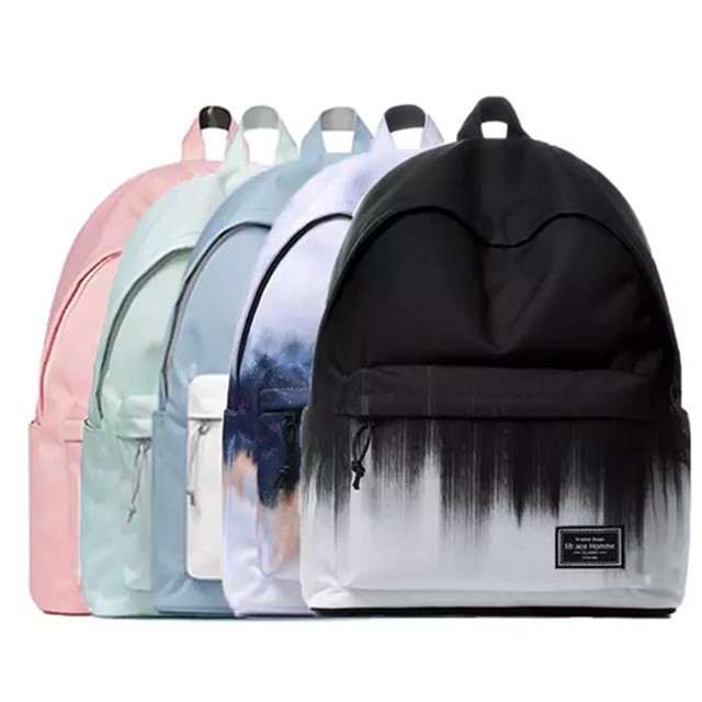 2017 hot sale match color school bag fashion school bag cheap school bag with logo